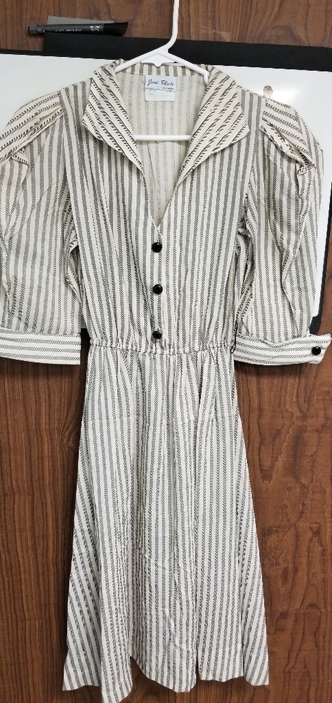 Vintage Joni Blair striped dress XS